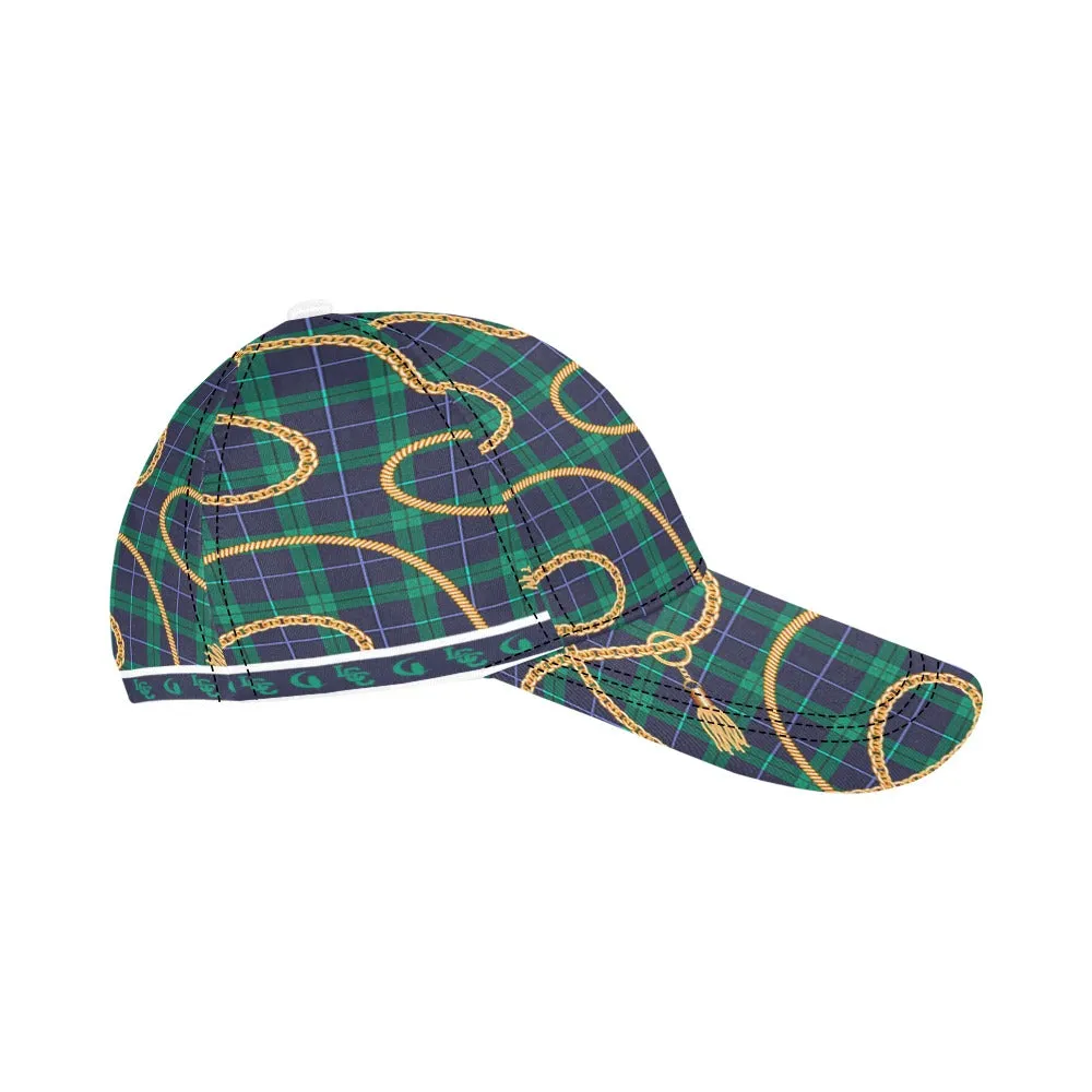 PLAID IN GOLD Dad Cap