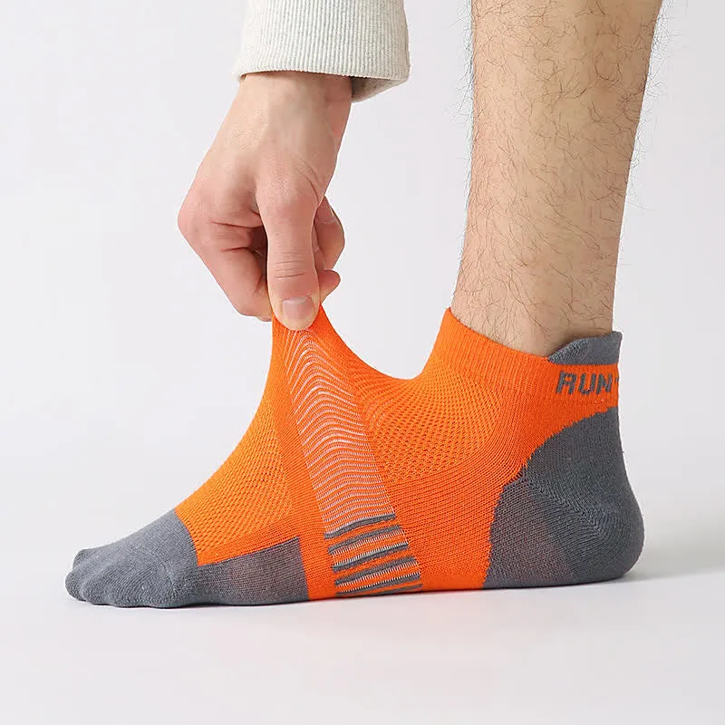Plus Size Athletic Running Ankle Compression Socks(5 Pairs)