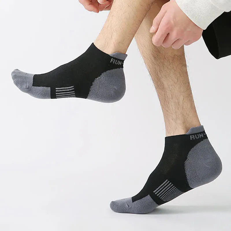 Plus Size Athletic Running Ankle Compression Socks(5 Pairs)
