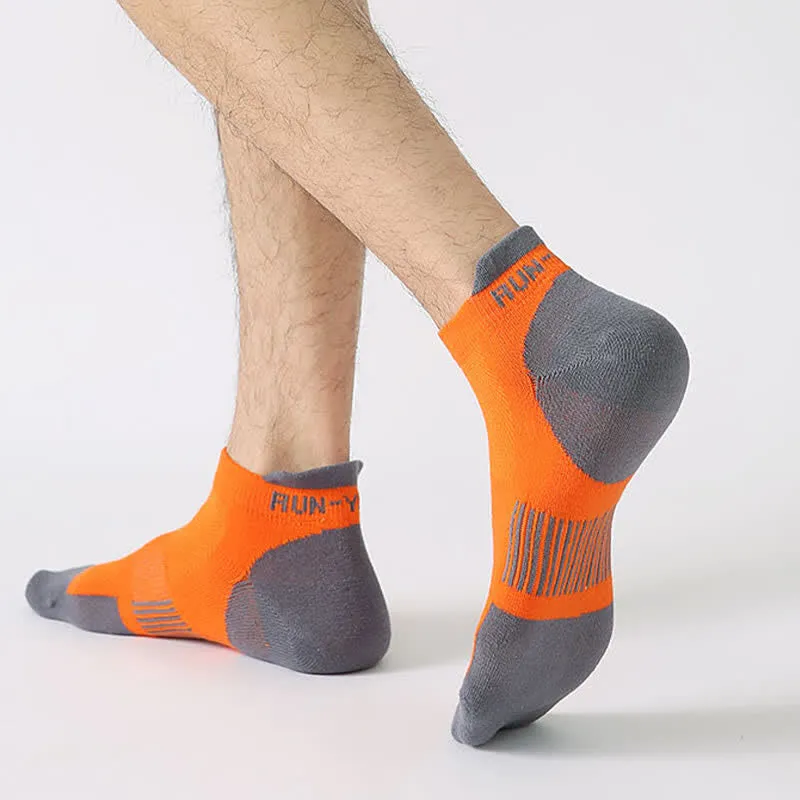 Plus Size Athletic Running Ankle Compression Socks(5 Pairs)