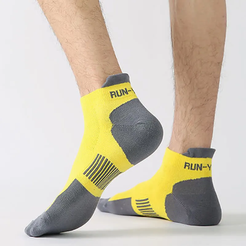 Plus Size Athletic Running Ankle Compression Socks(5 Pairs)