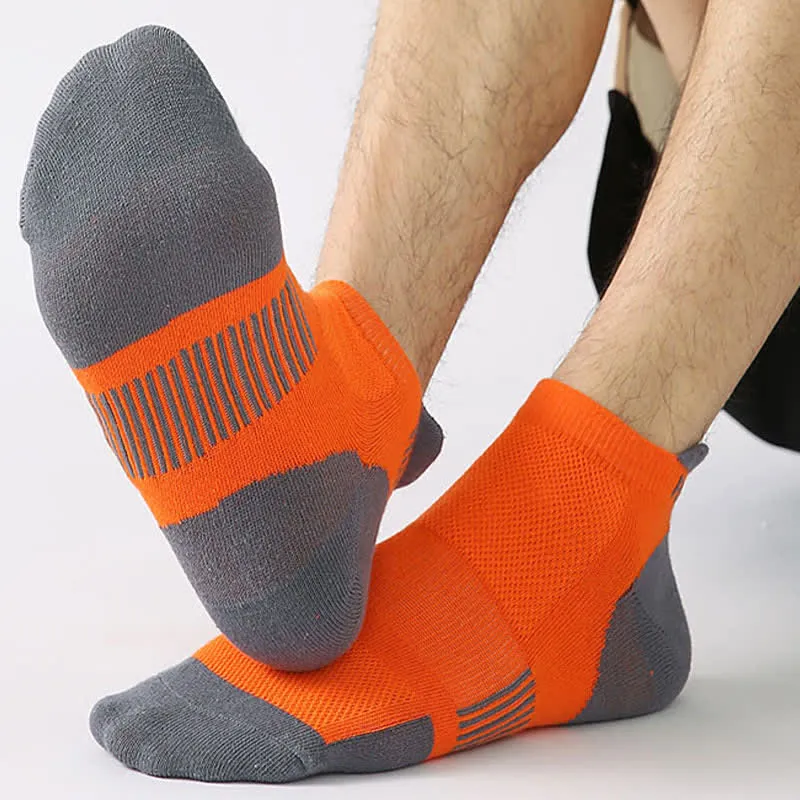 Plus Size Athletic Running Ankle Compression Socks(5 Pairs)