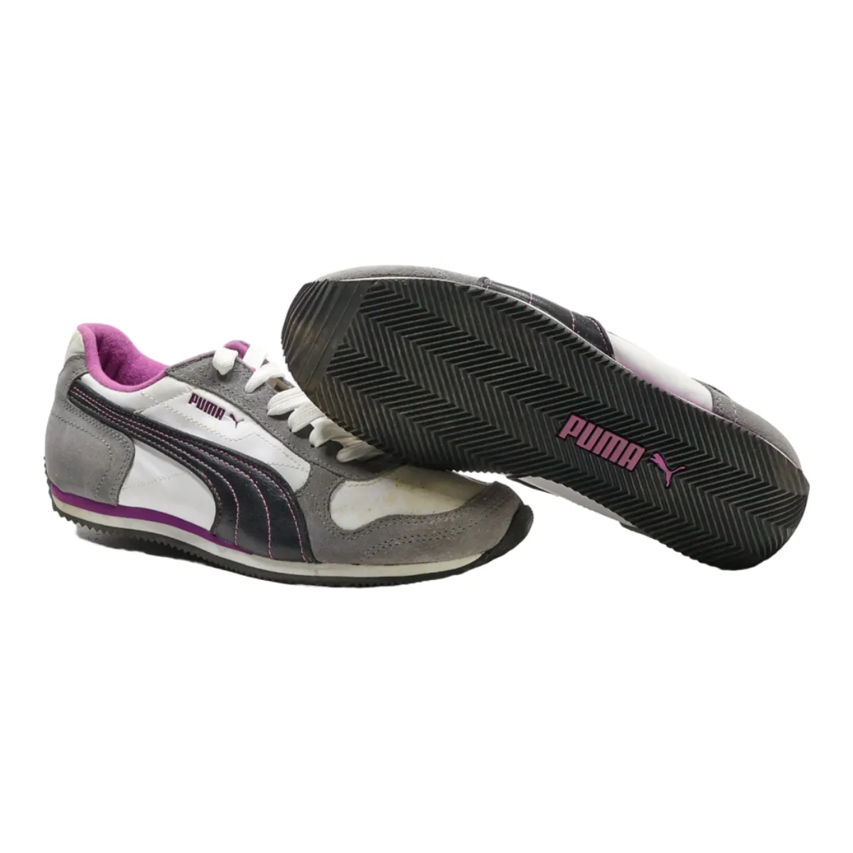 PUMA Sneaker Trainers Grey Synthetic Womens UK 4.5