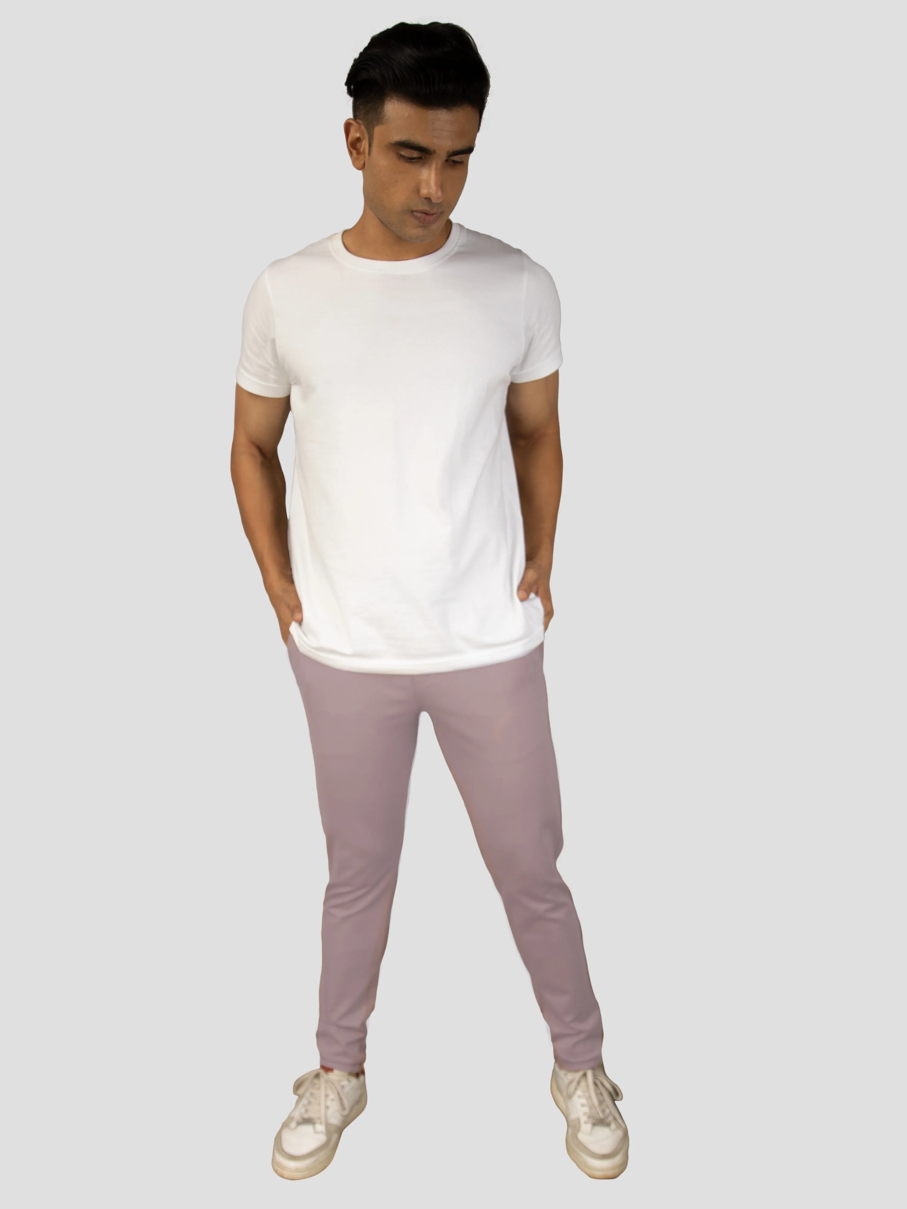 Rose Pink trouser trackpant for men