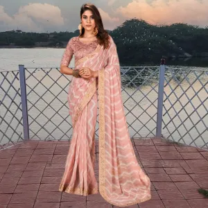Rudrani georgette saree