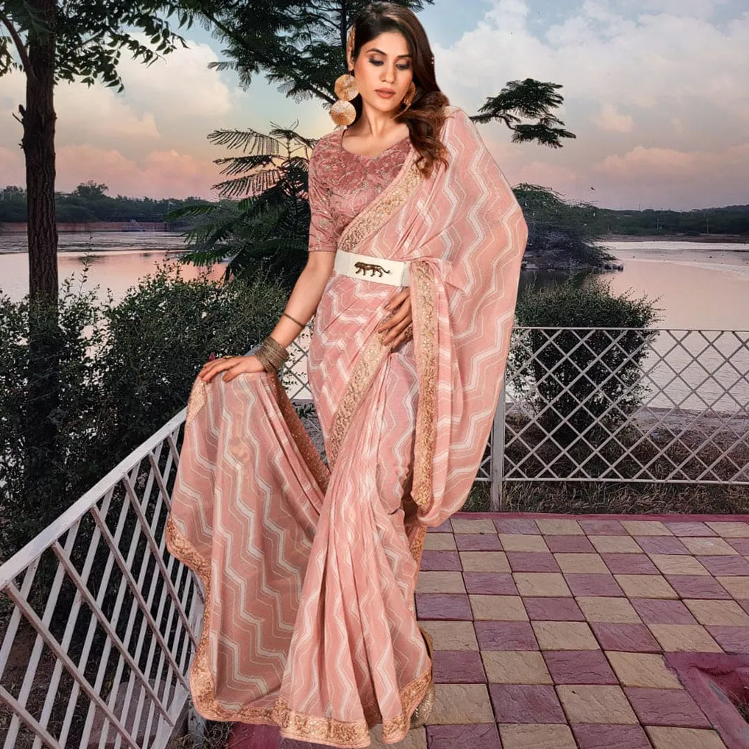 Rudrani georgette saree