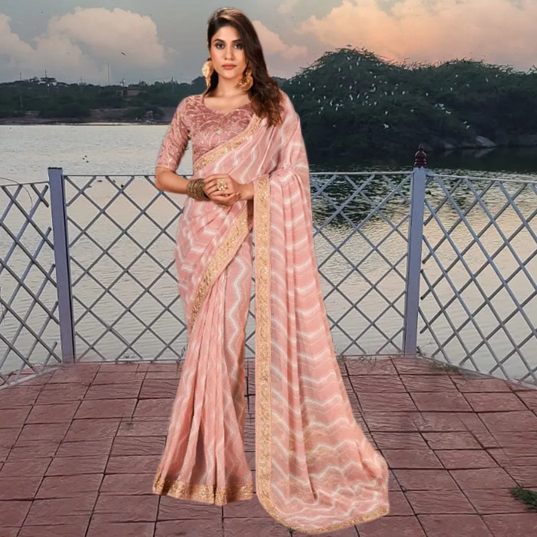 Rudrani georgette saree