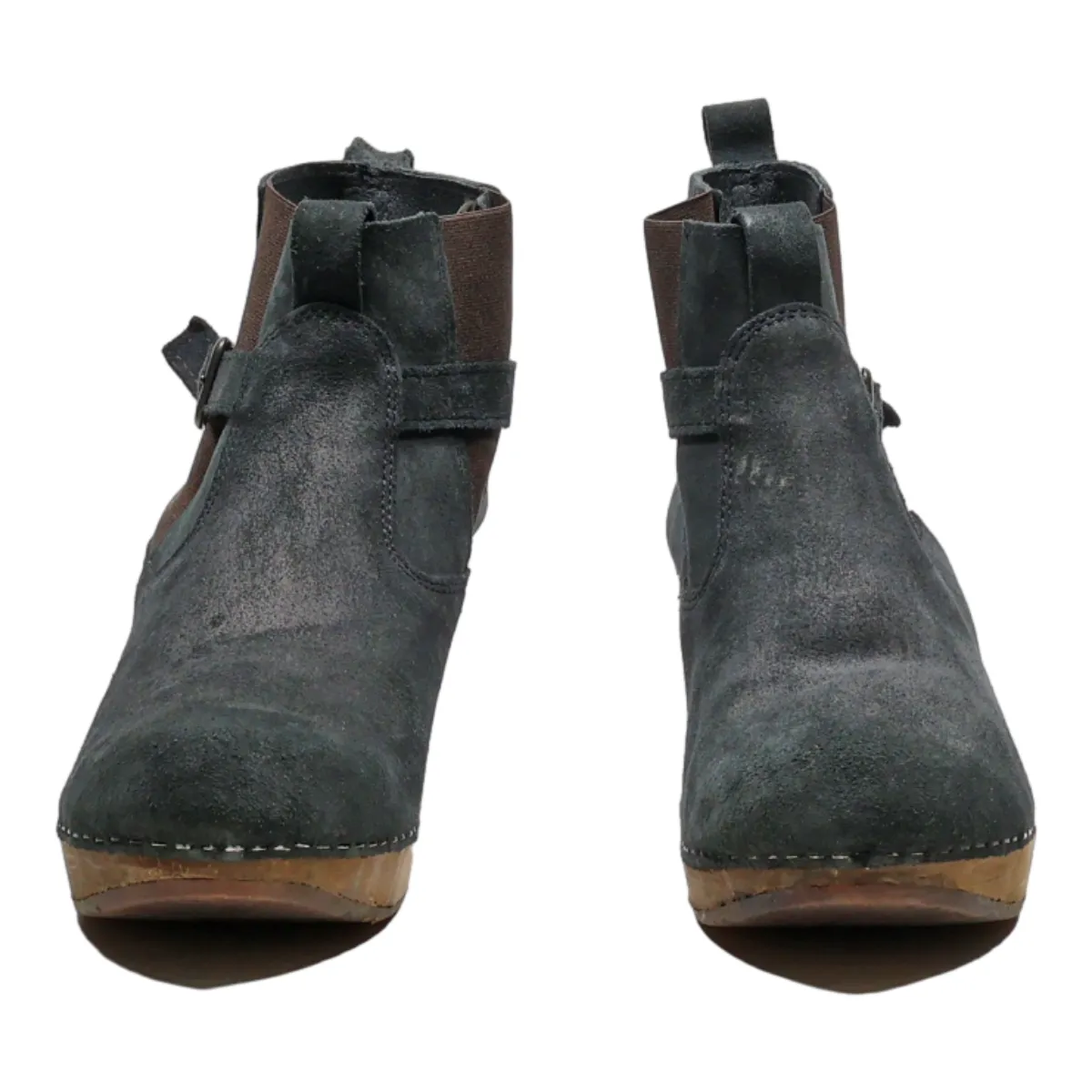 SANITA Chelsea Boots Black Suede Womens UK 9