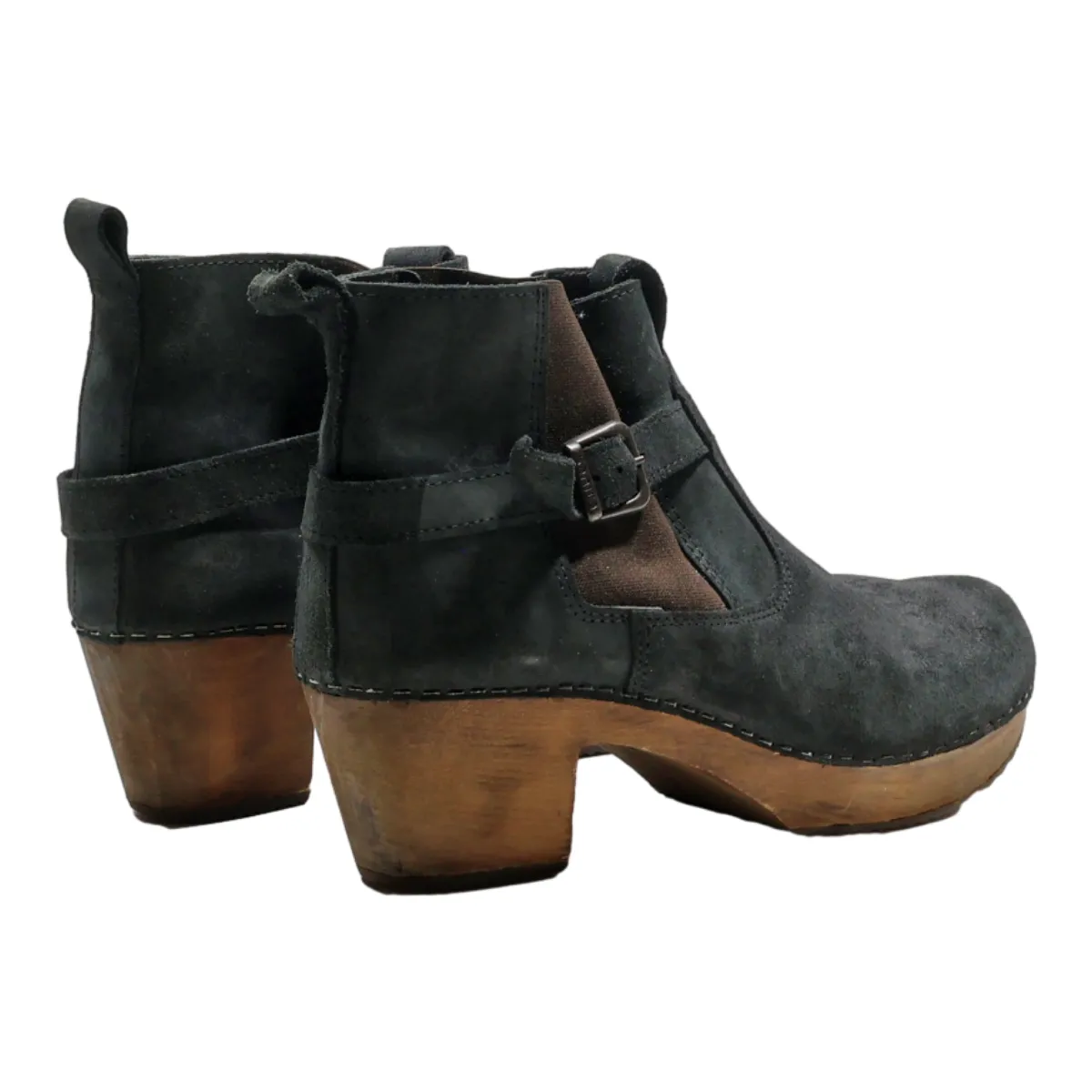 SANITA Chelsea Boots Black Suede Womens UK 9