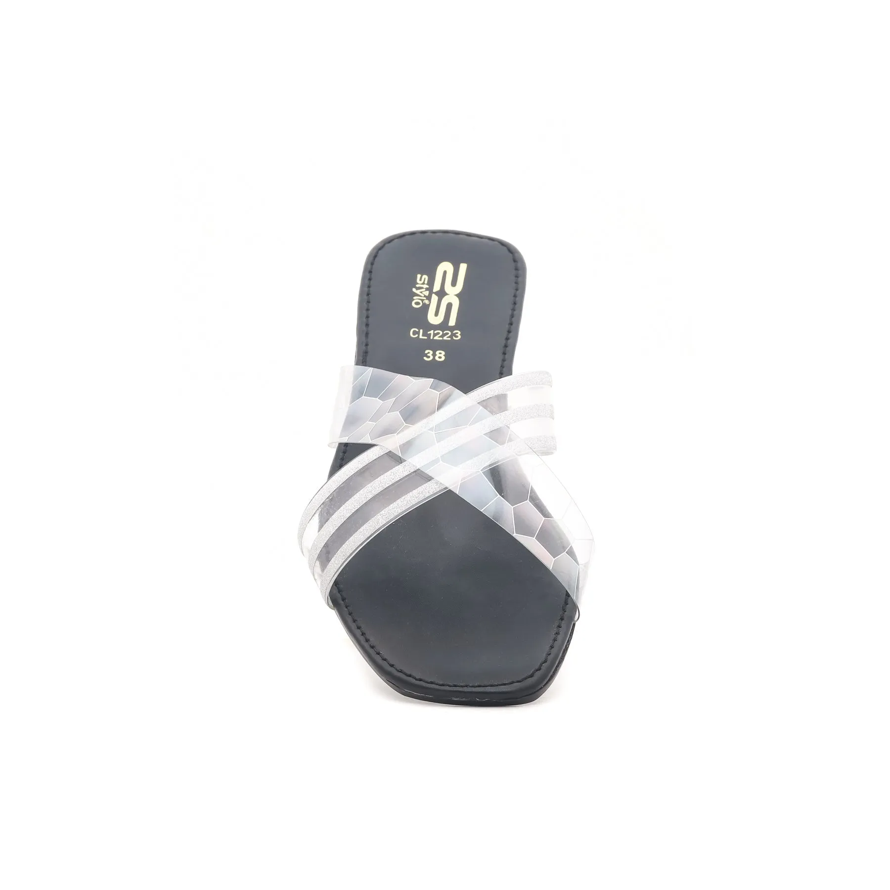 Silver Casual Slipper CL1223
