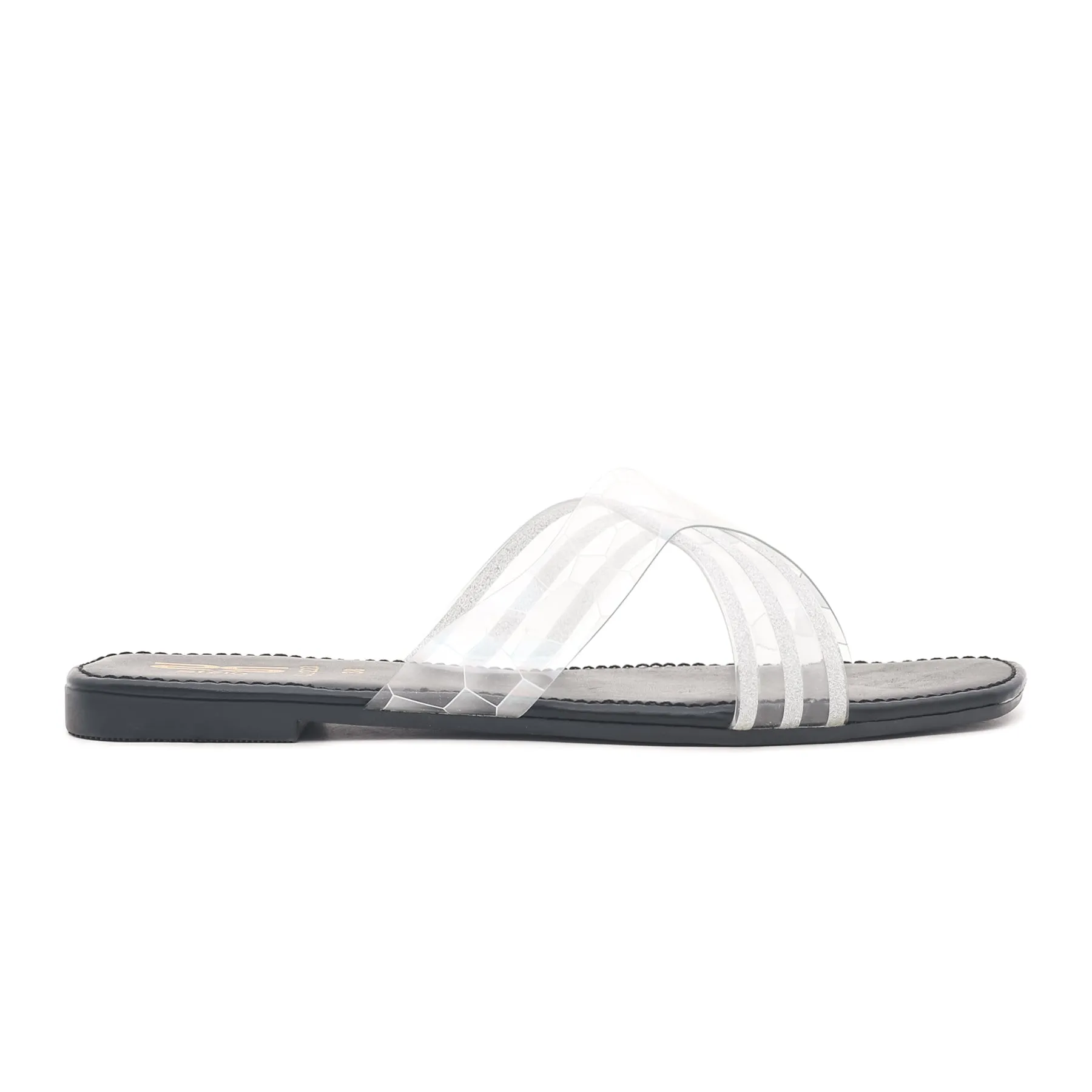 Silver Casual Slipper CL1223