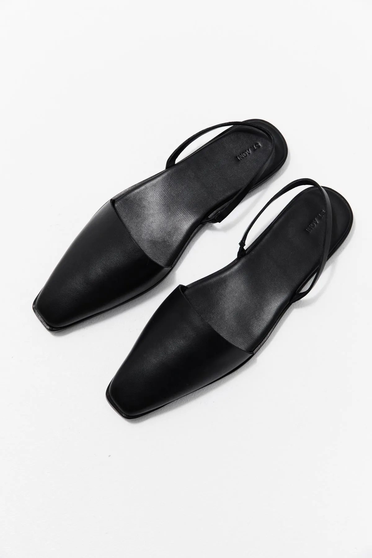 Sling Back Flat - Black