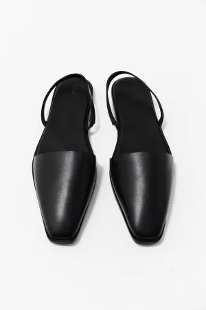 Sling Back Flat - Black
