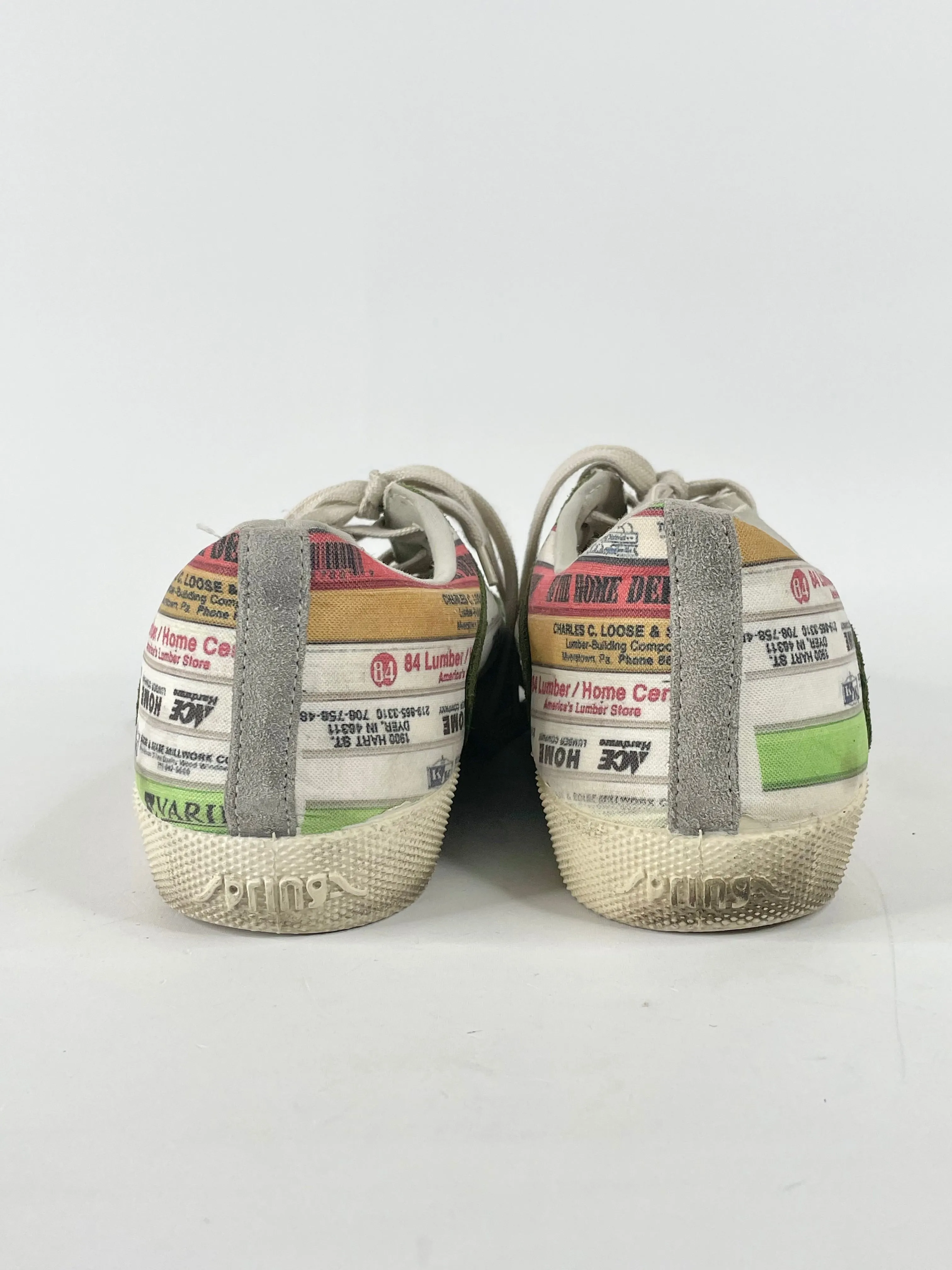 Springa Vulcanizzato Suede Multicolour Sneakers - EU43