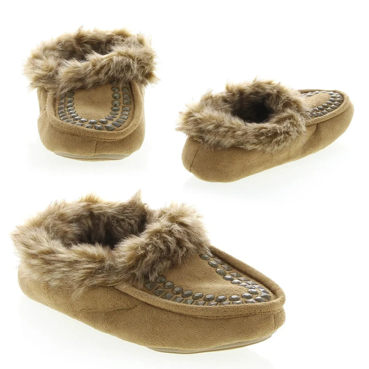 Steve Madden Embellished Moccasin Slipper