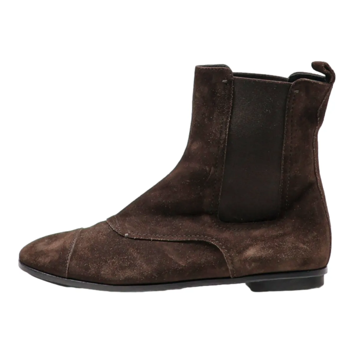 TODS Chelsea Boots Brown Leather Womens UK 5