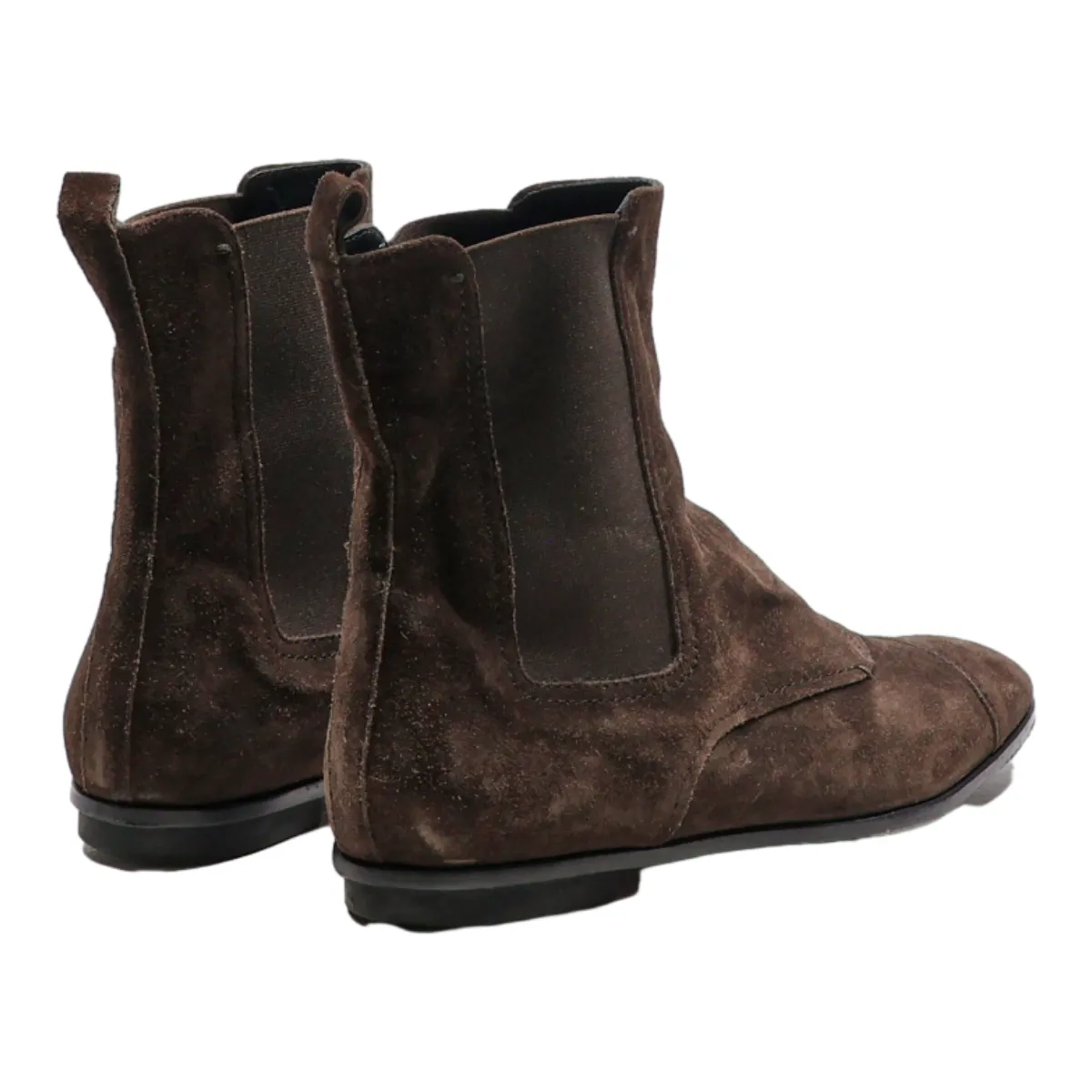 TODS Chelsea Boots Brown Leather Womens UK 5