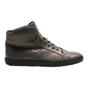 TODS High Top Trainers Grey Synthetic Mens UK 7