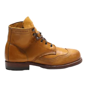WOLVERINE 1000 MILE Lace-Up Boots Brown Leather Mens UK 7.5