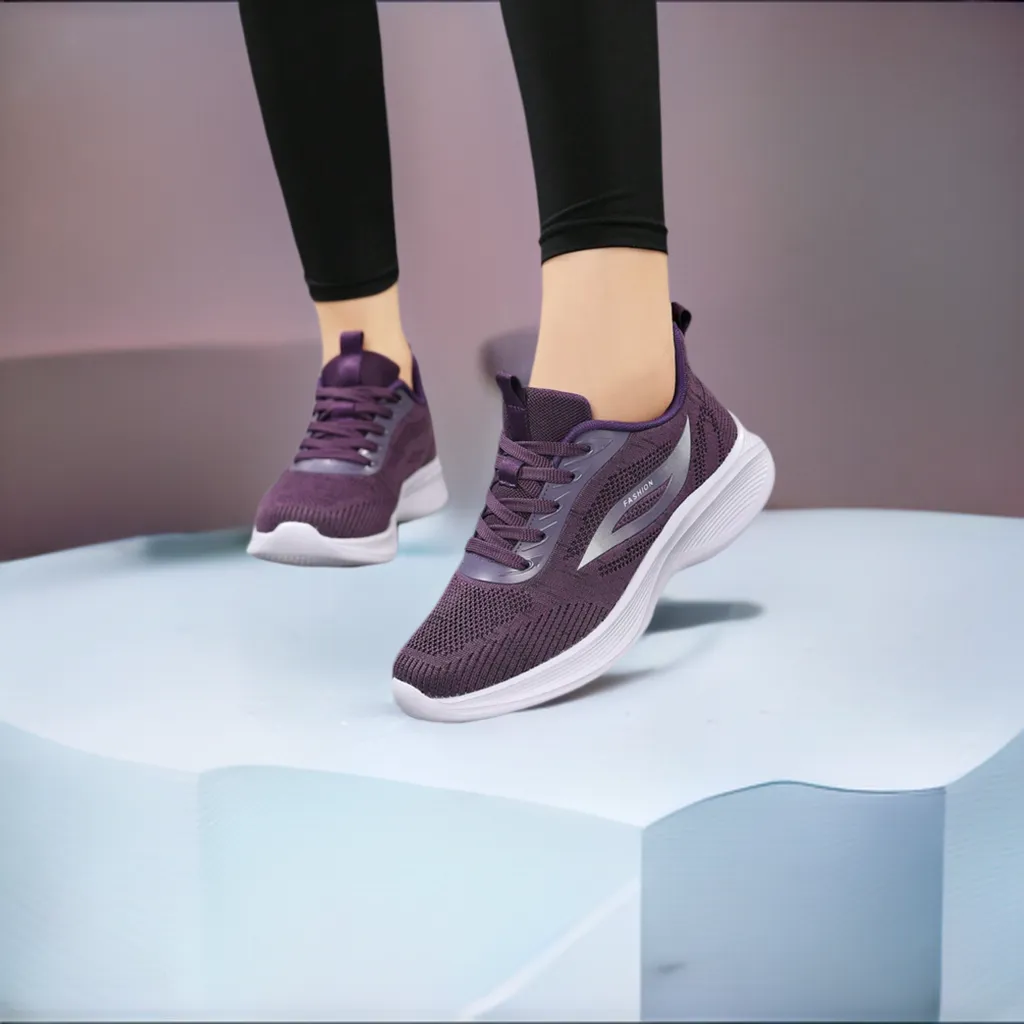 Women's Breathable Mesh Casual Shoes With Soft, Non-slip Sole,
