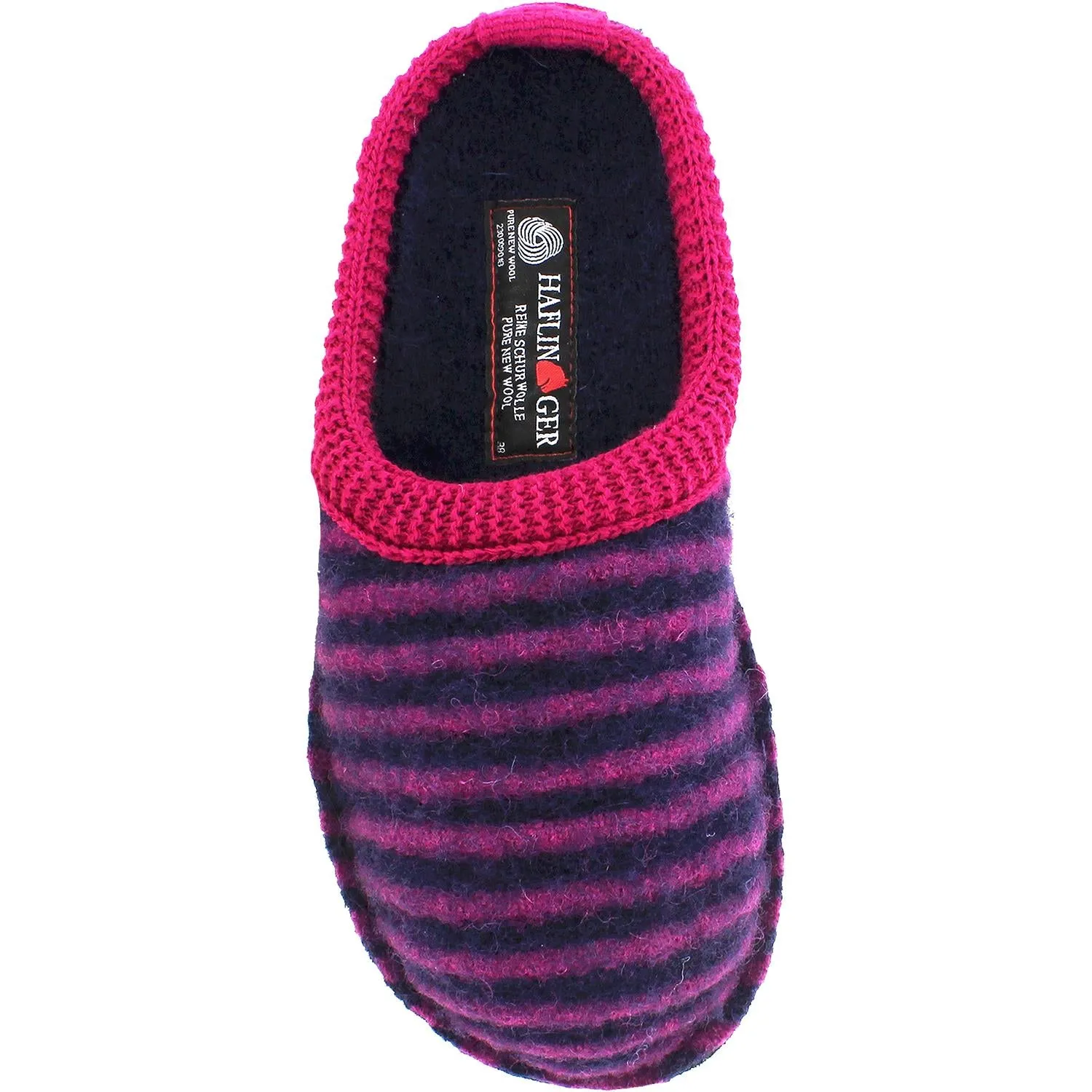Women's Haflinger Cathy Navy/Cardinal Wool