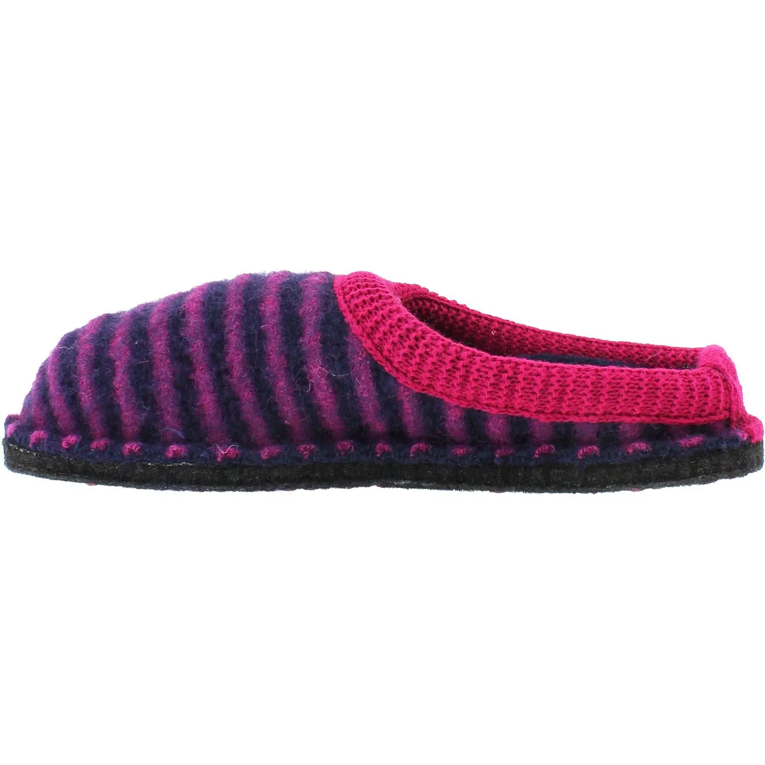 Women's Haflinger Cathy Navy/Cardinal Wool