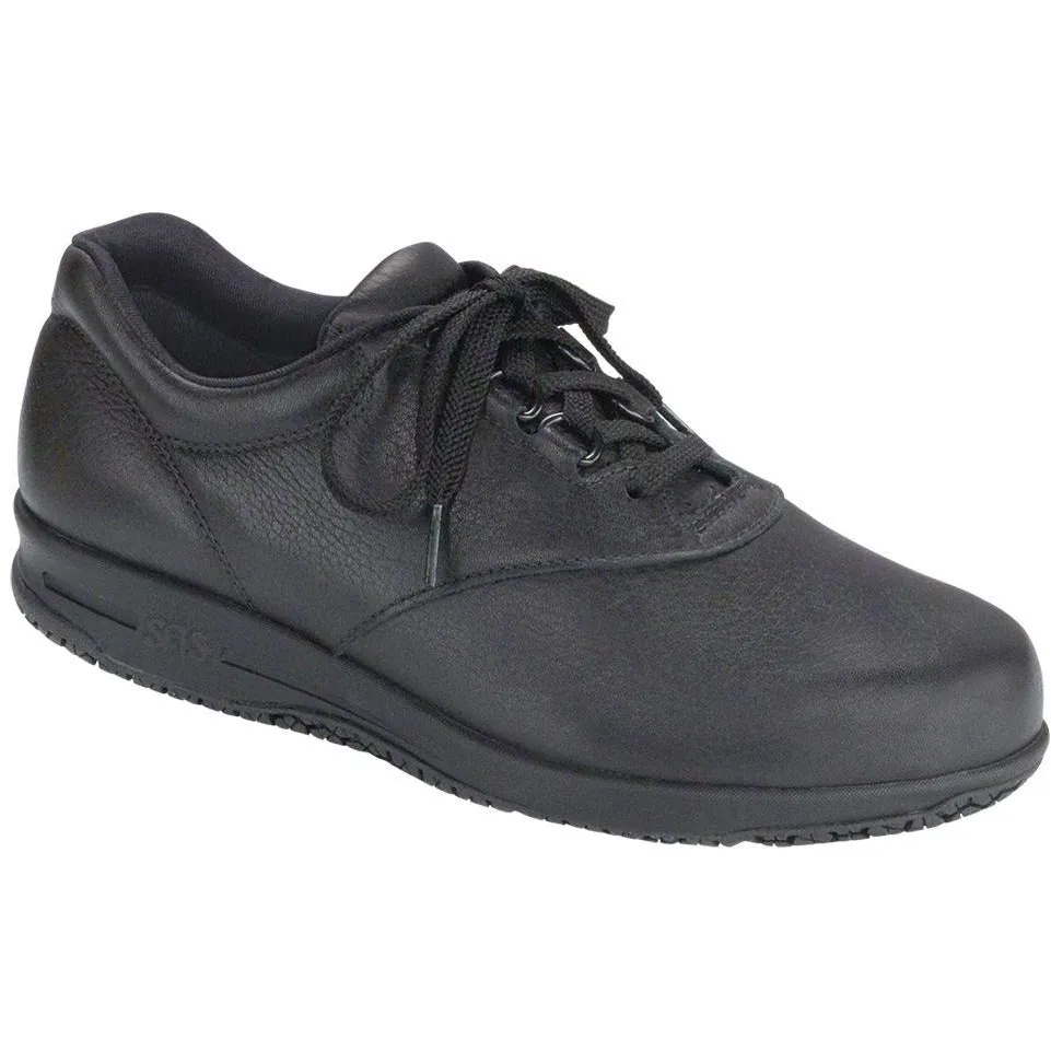 Women's Liberty Non Slip Lace Up Shoe in Black